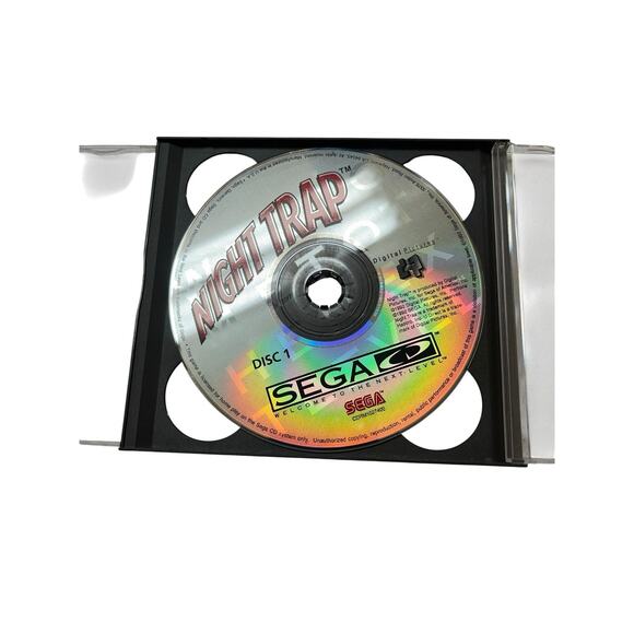 Night Trap (Sega CD, 1992) Discs Only Disc 1 & 2 Only - Picture 2 of 5